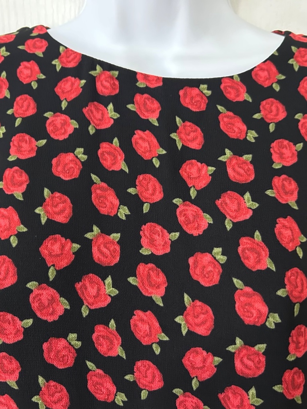 Dress Reformation Anthro Red Roses Ruffles Romantic - Picture 2 of 13